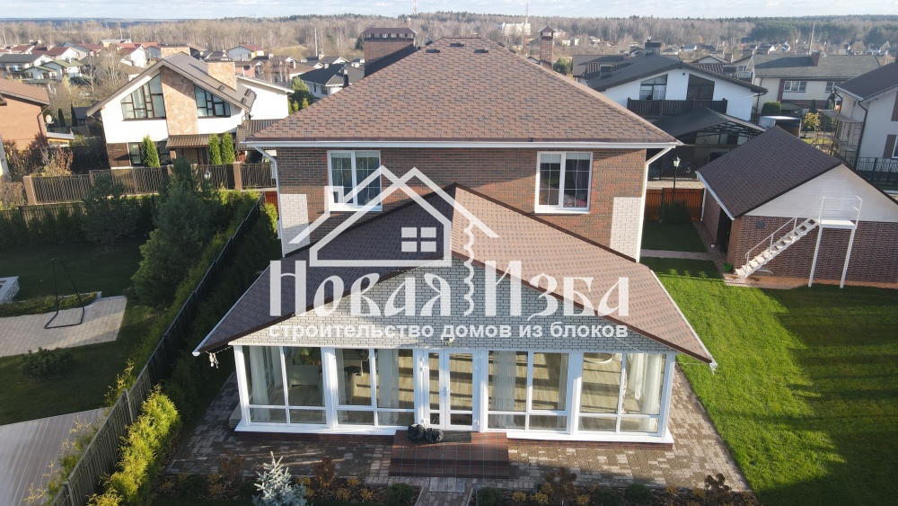 Проект кирпичного дома Catalog-Plans-45-64NKL (244,93кв.м, 14,24x12,74м, кирпич 